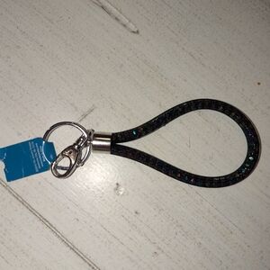 Black keychain Bag Charm